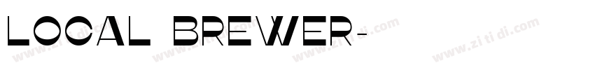 Local Brewer字体转换
